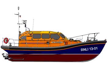A drawing of the Shannon class of Lifeboat