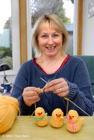 Pip Rowntree and her eggs