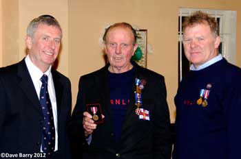 Left to right Steve Parker Operations Manager, Ross Tyson, Tom Clark Coxswain